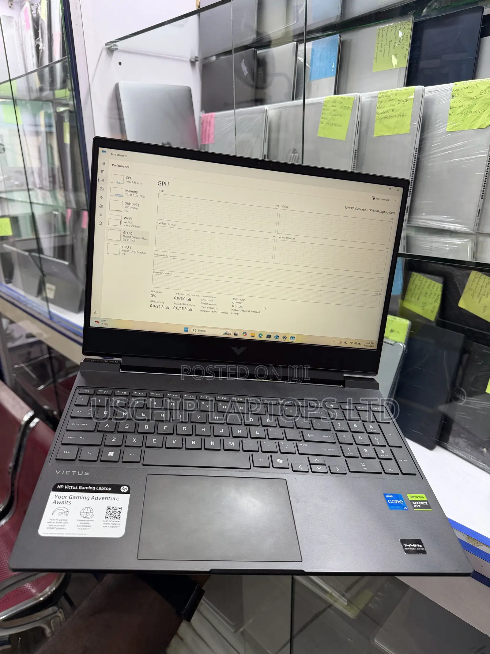 Laptop HP Victus 15 16GB Intel Core i5 SSD 512GB