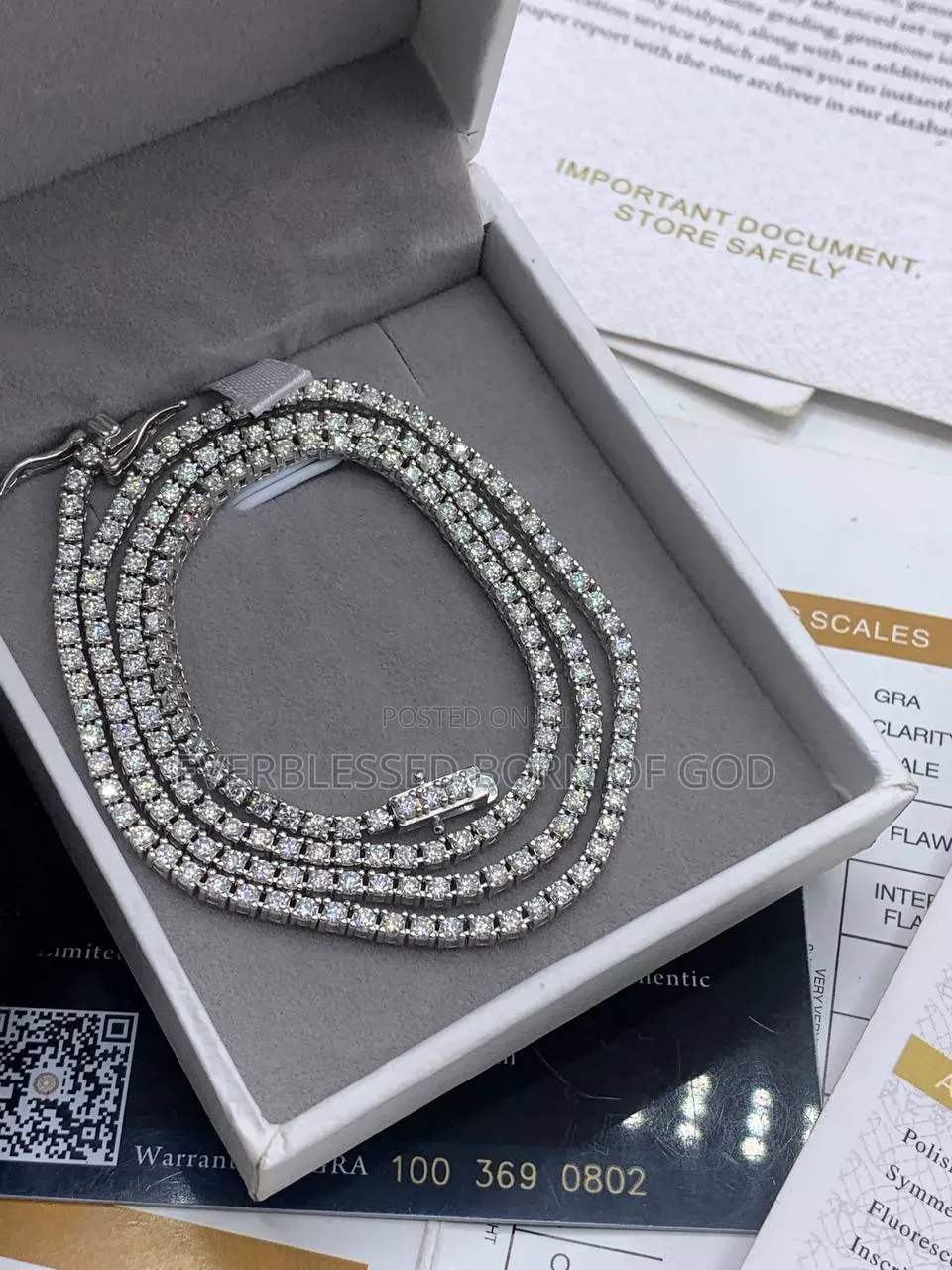 VVS Moissanite Diamond Cross Pendant on Tennis Necklaces and Earrings