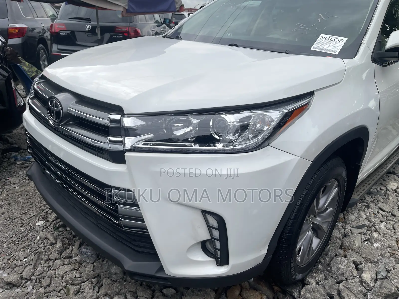 Toyota Highlander Limited 4dr SUV AWD (3.5L 6cyl 6A) 2015 White