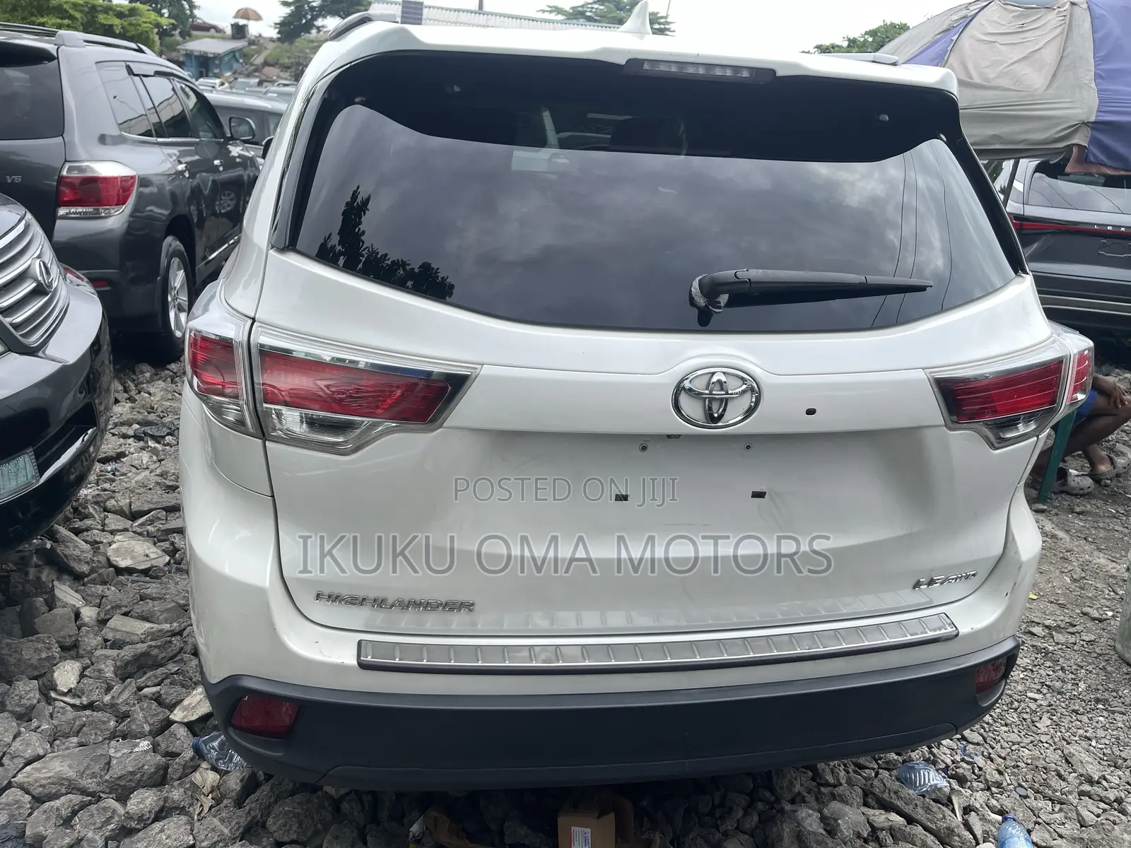 Toyota Highlander Limited 4dr SUV AWD (3.5L 6cyl 6A) 2015 White