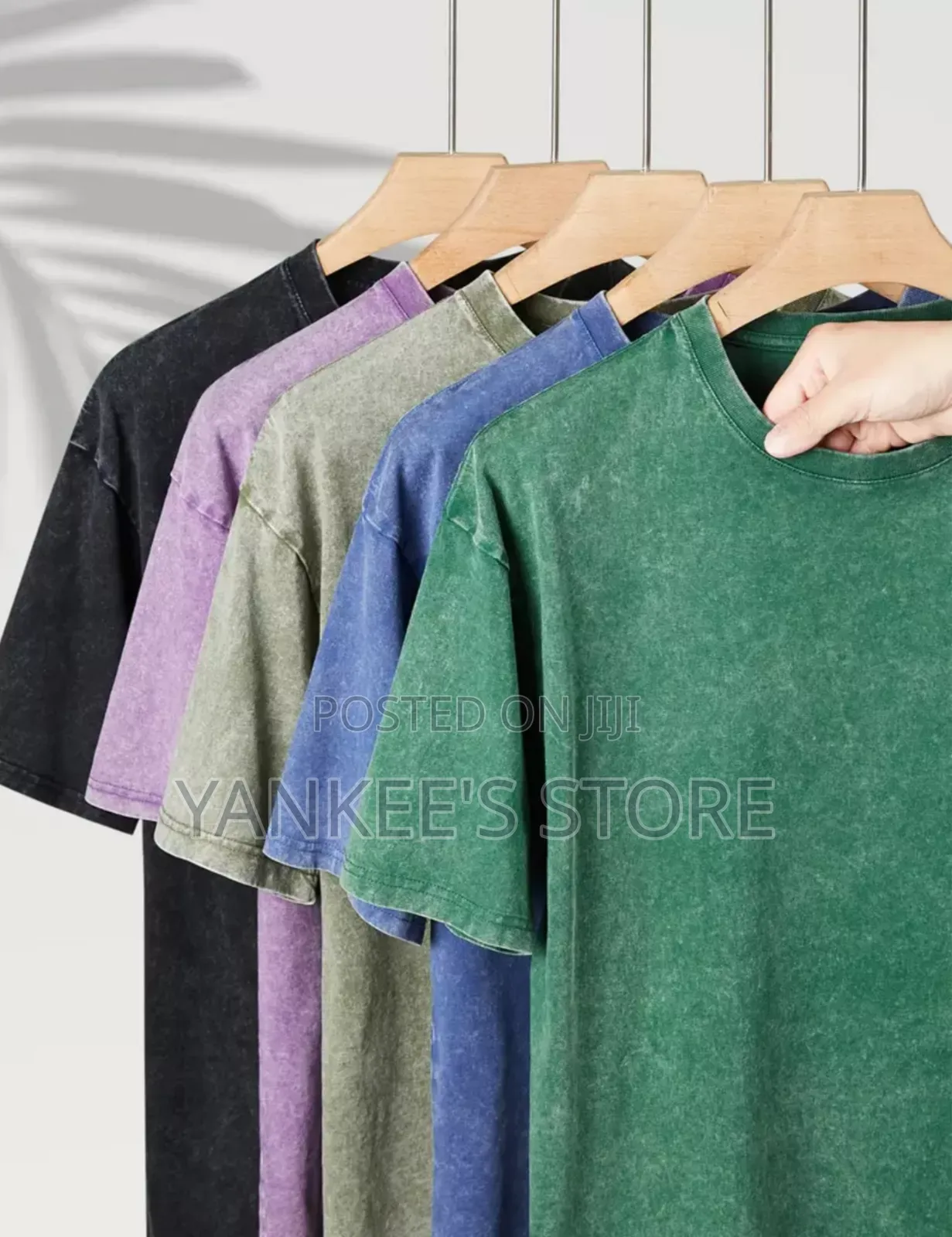 Original Oversized Acid Wash Plain T-Shirt