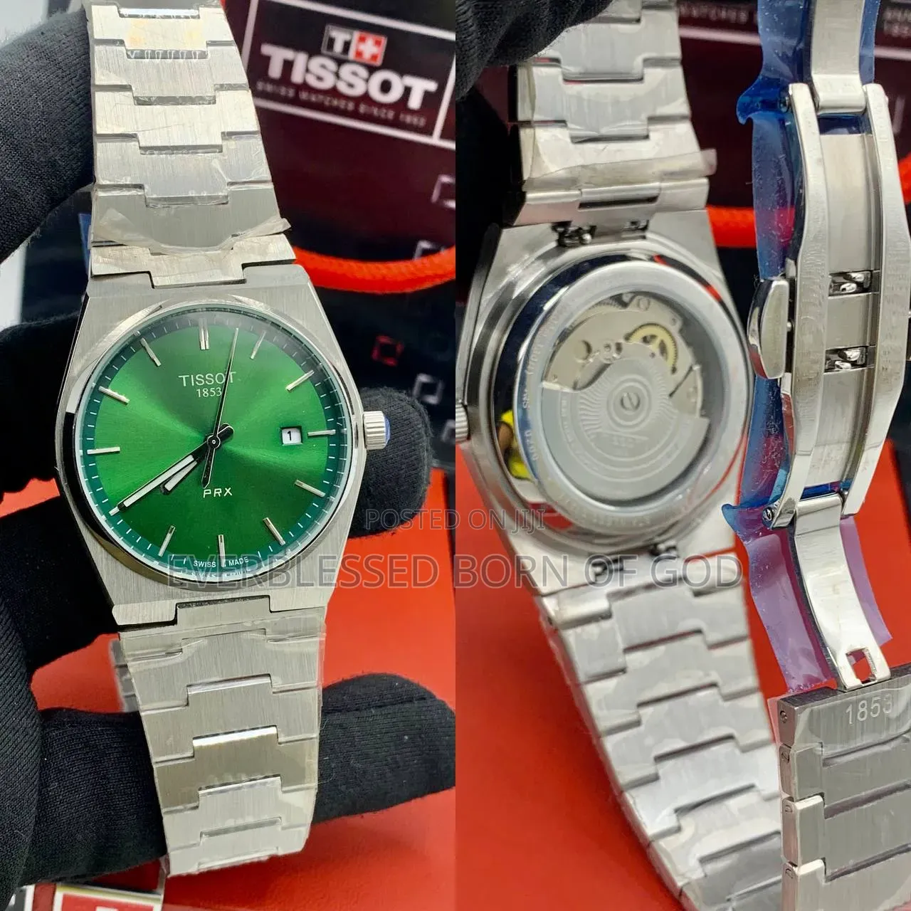 High Quality Luxury Automatic Tissot Watch With Extra Strap