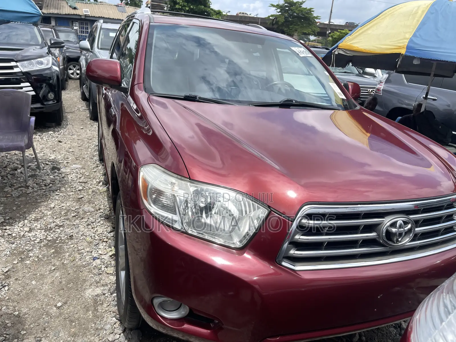 Toyota Highlander Limited 2010 Red