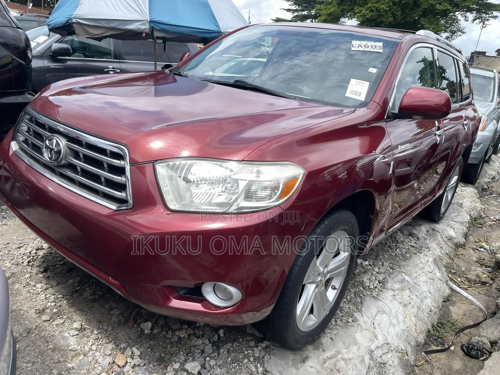 Toyota Highlander Limited 2010 Red