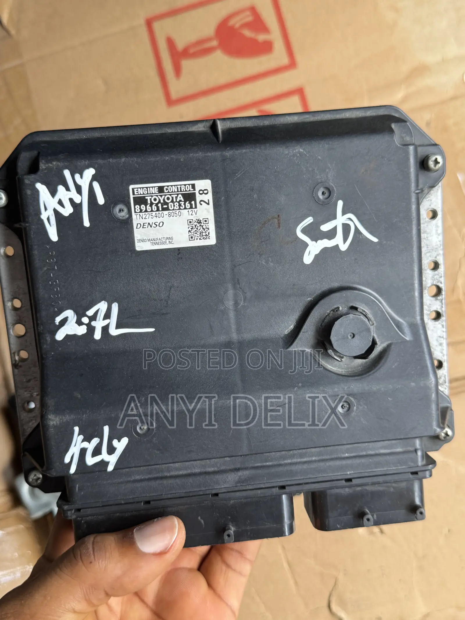 Ecu Brain Box Toyota Sienna 2011-2013 2.7l 4cyl at 89661-08361.