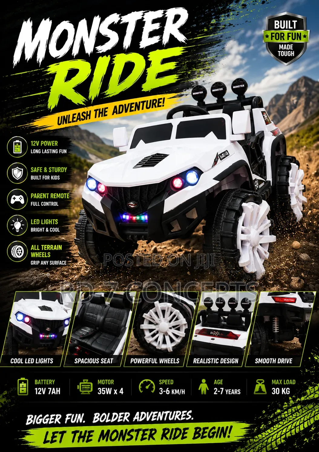 Kids Monster Truck