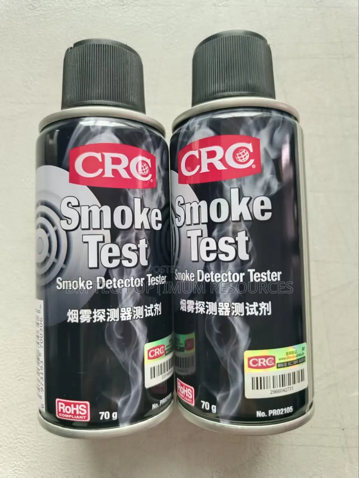 CRC Smoke Detector Test