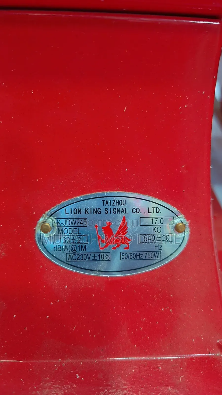 Lk Jdw 245 Industrial Duoble Face Siren