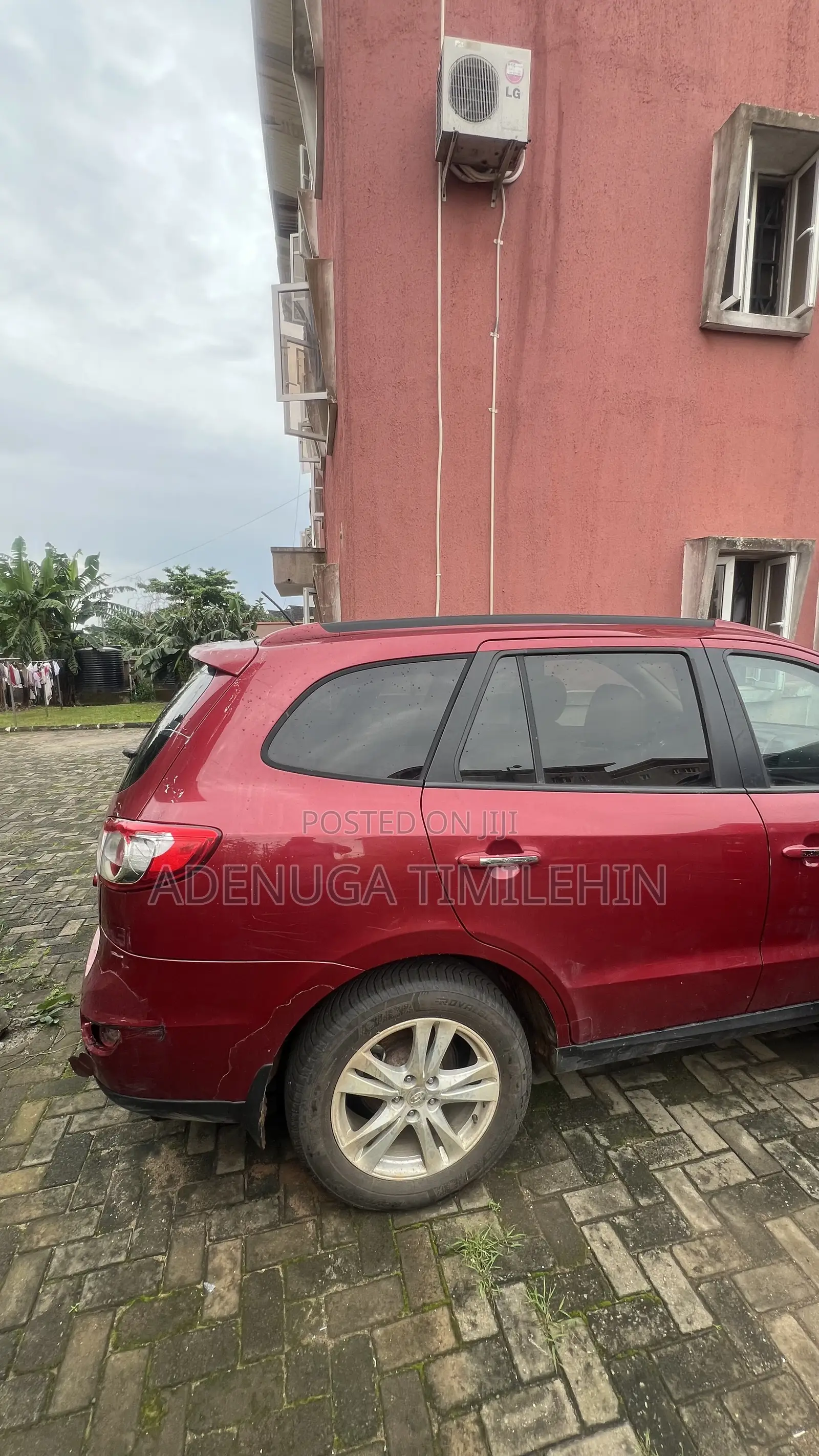 Hyundai Santa Fe Limited 2012 Red