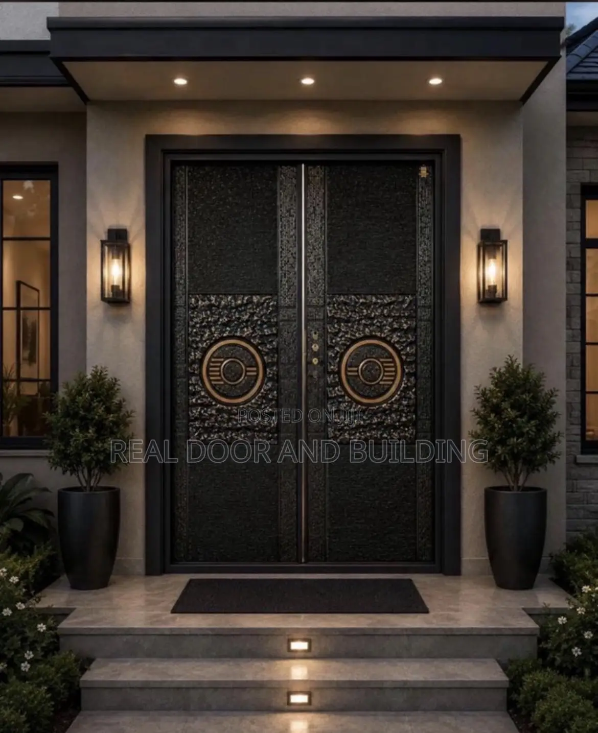 High Quality Security Copper Luxury Entrance Door
