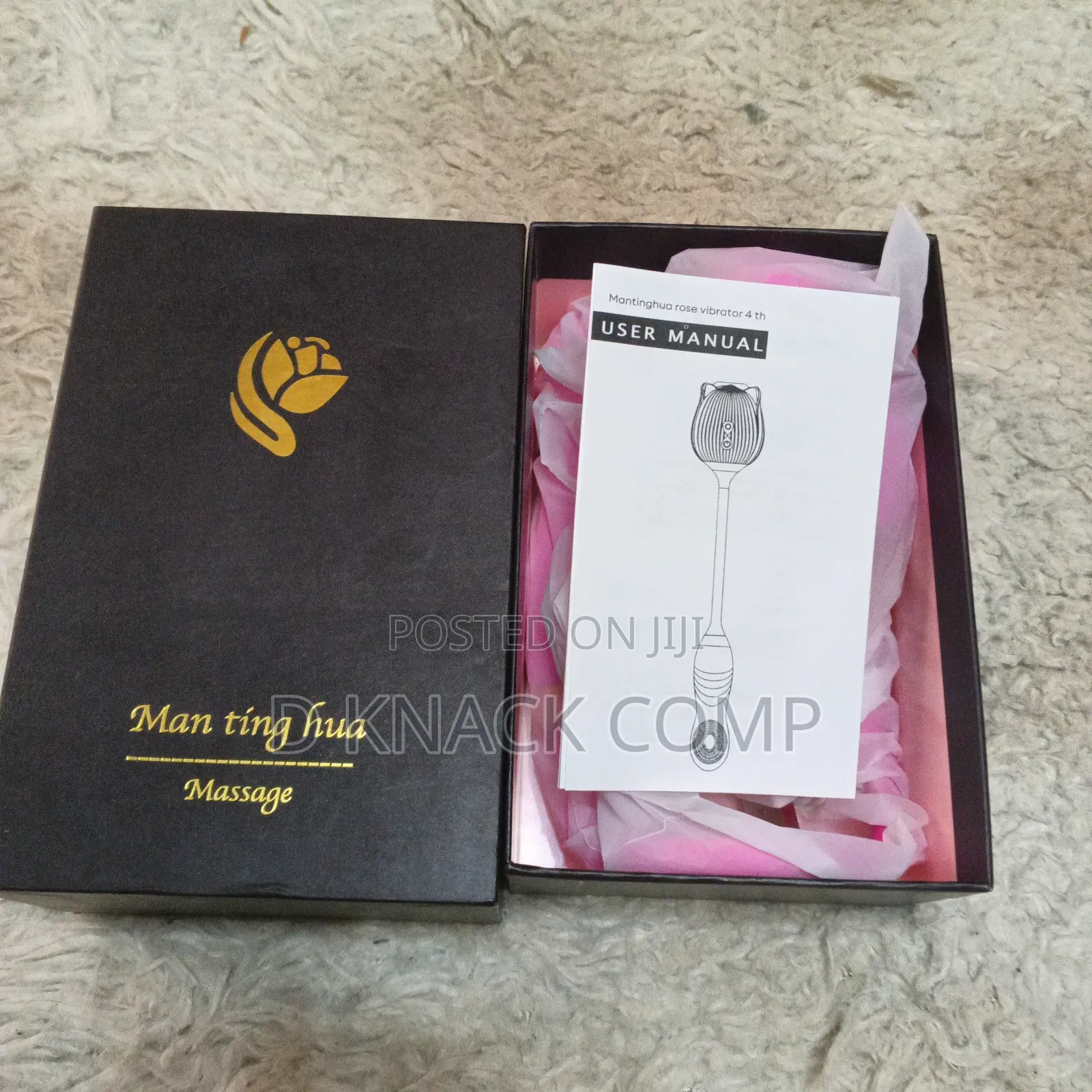 2 in 1 Rose Sucking Vibrator 10 Speed Vibrating Nipple Clitoris