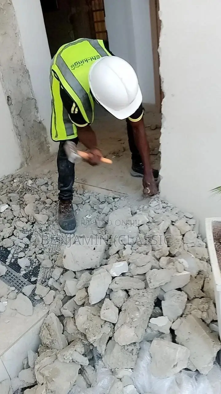 Fixing Door Key With New Handles, and Changing Door at Ikota Villa Est