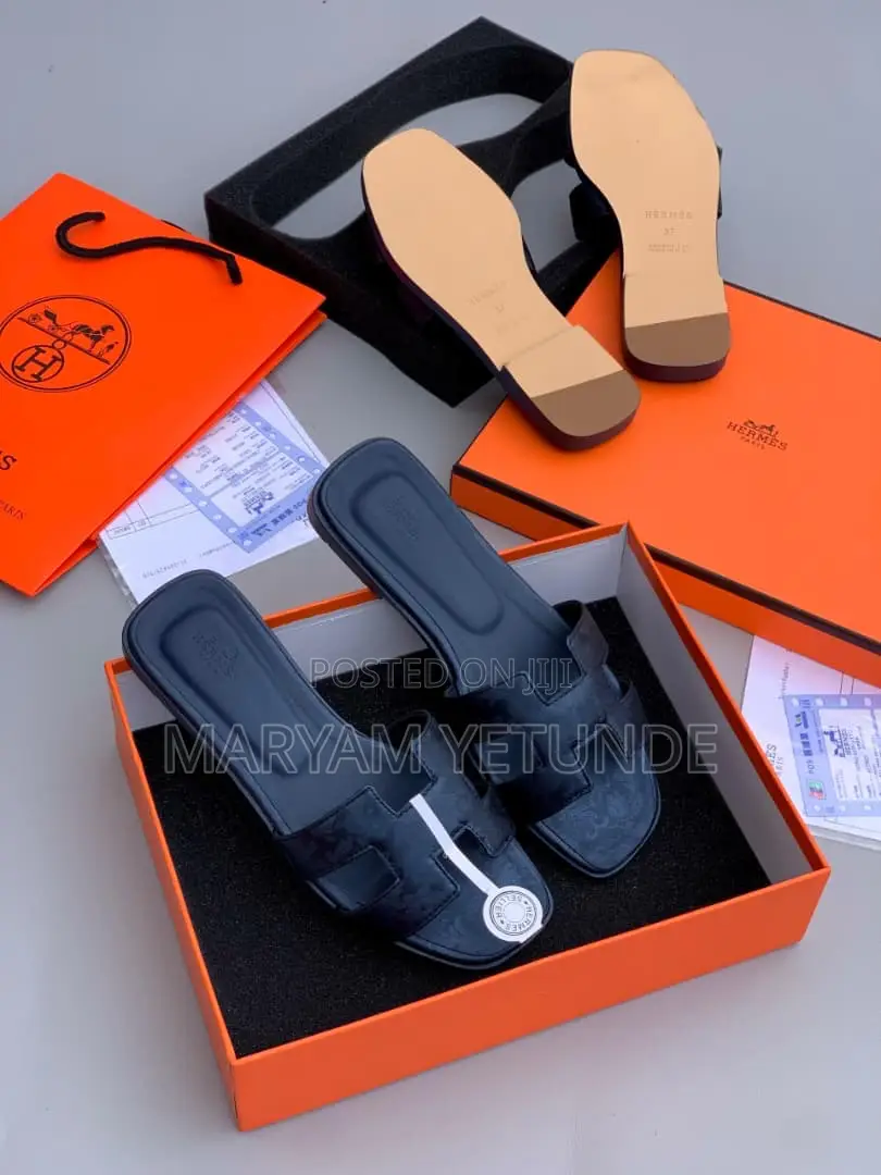 Luxury Damask Hermes Slippers