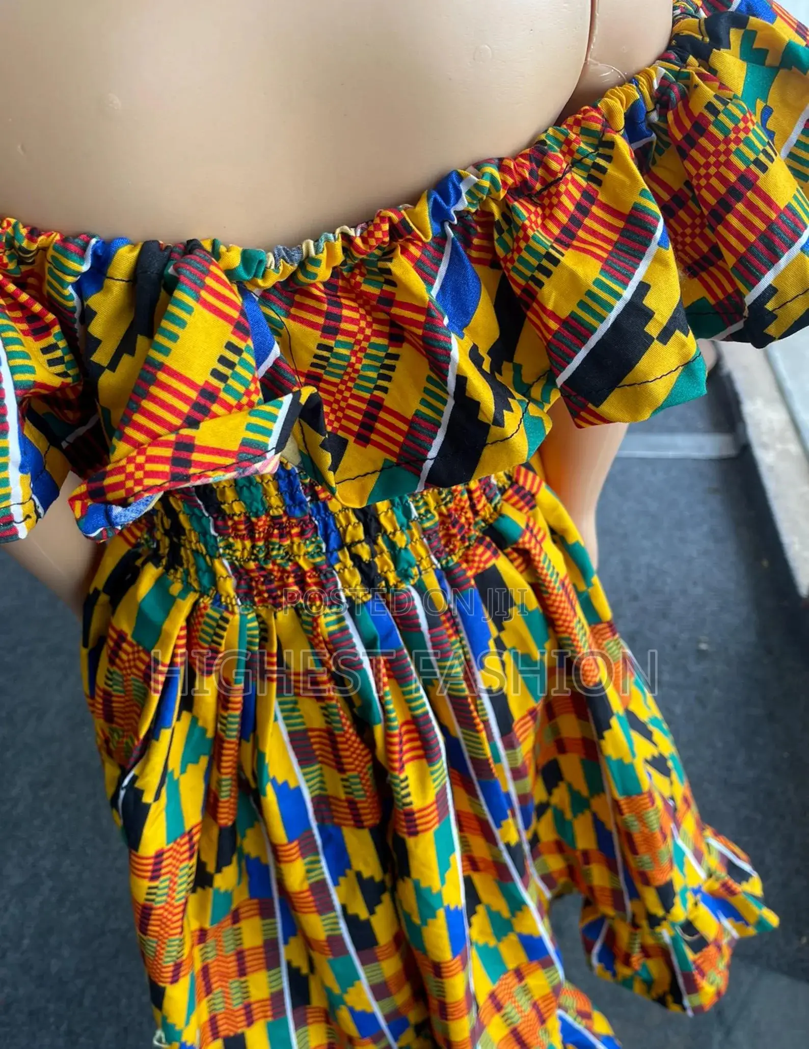 Ankara Danshiki Kente Dress