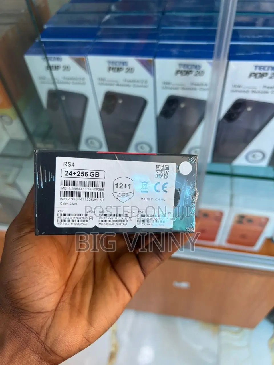 New Itel RS4 256 GB Black