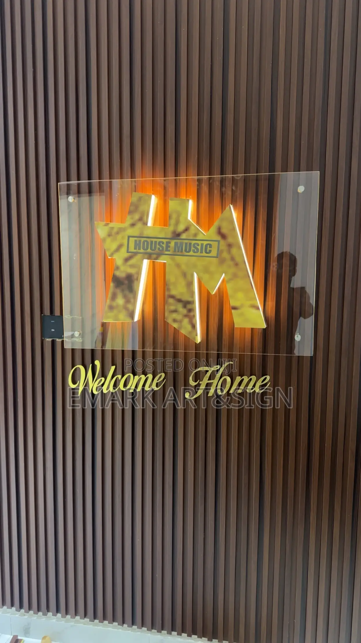 Indoor Signs With Installation of Panel