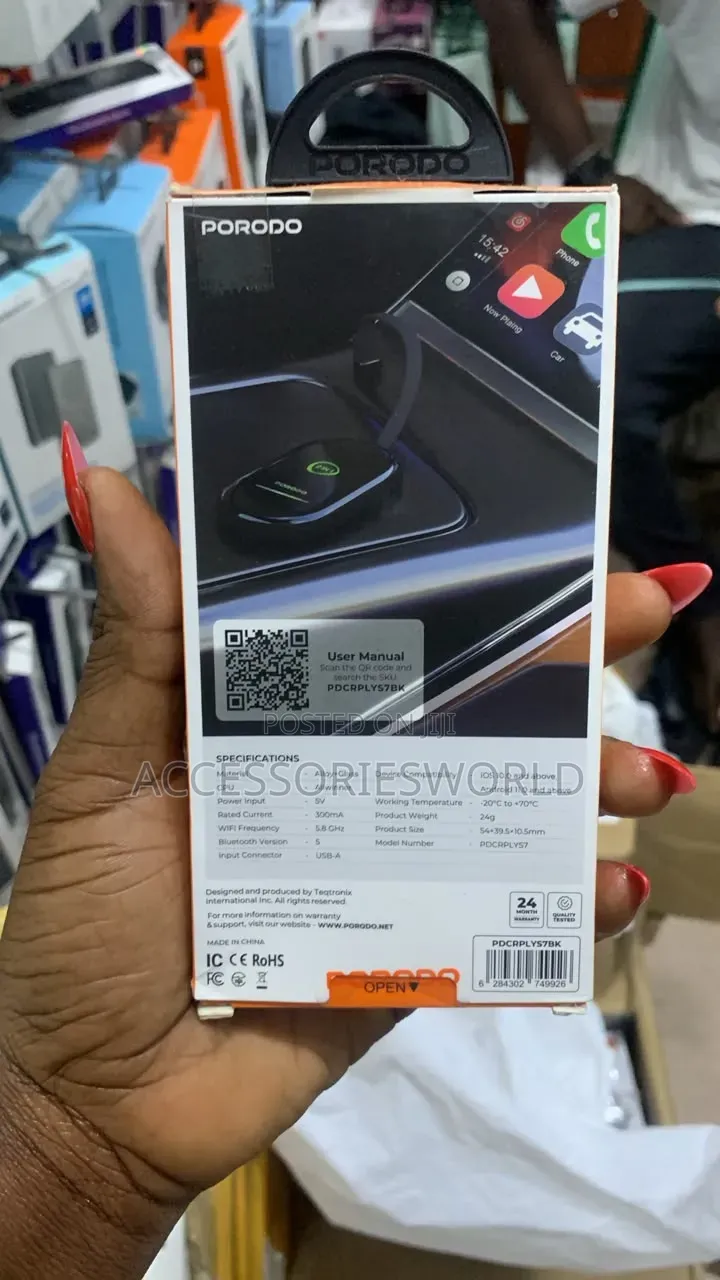 Porodo Play-X Carplay Wireless Adapter