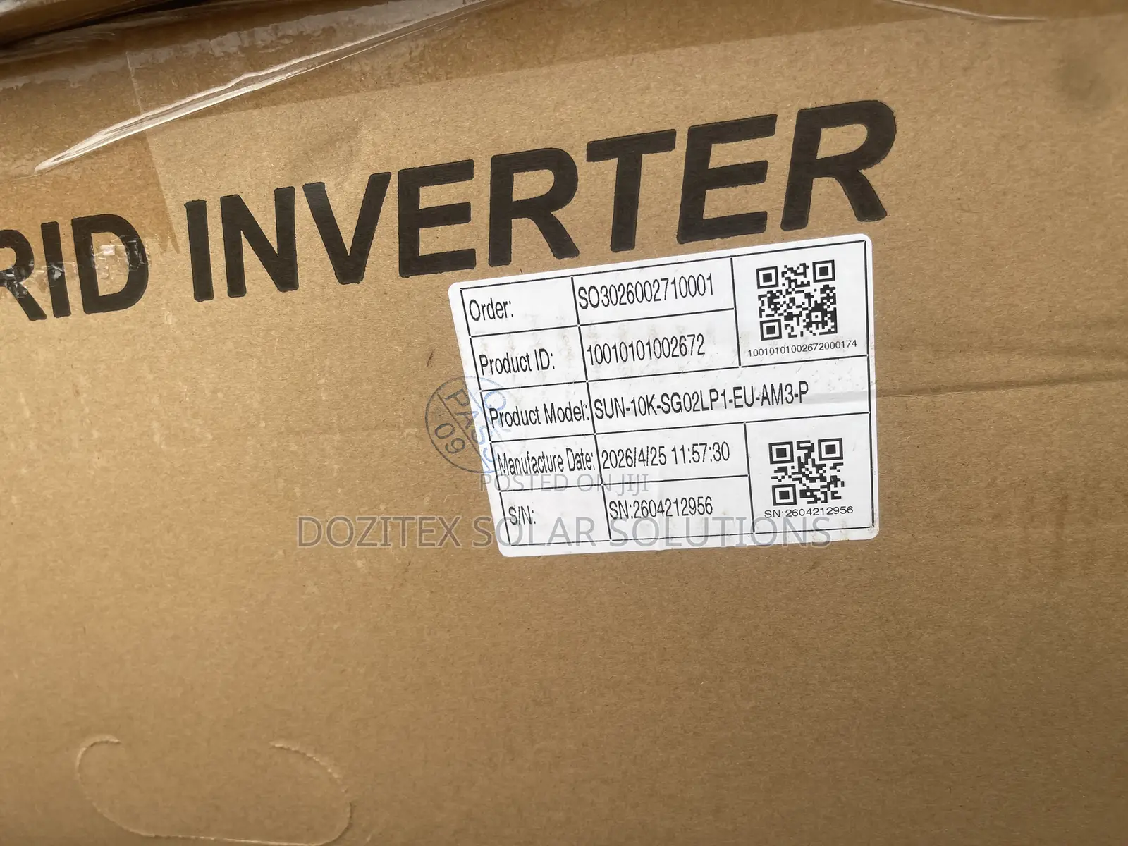 Deye 10kva/48v Solar Hybrid Inverter