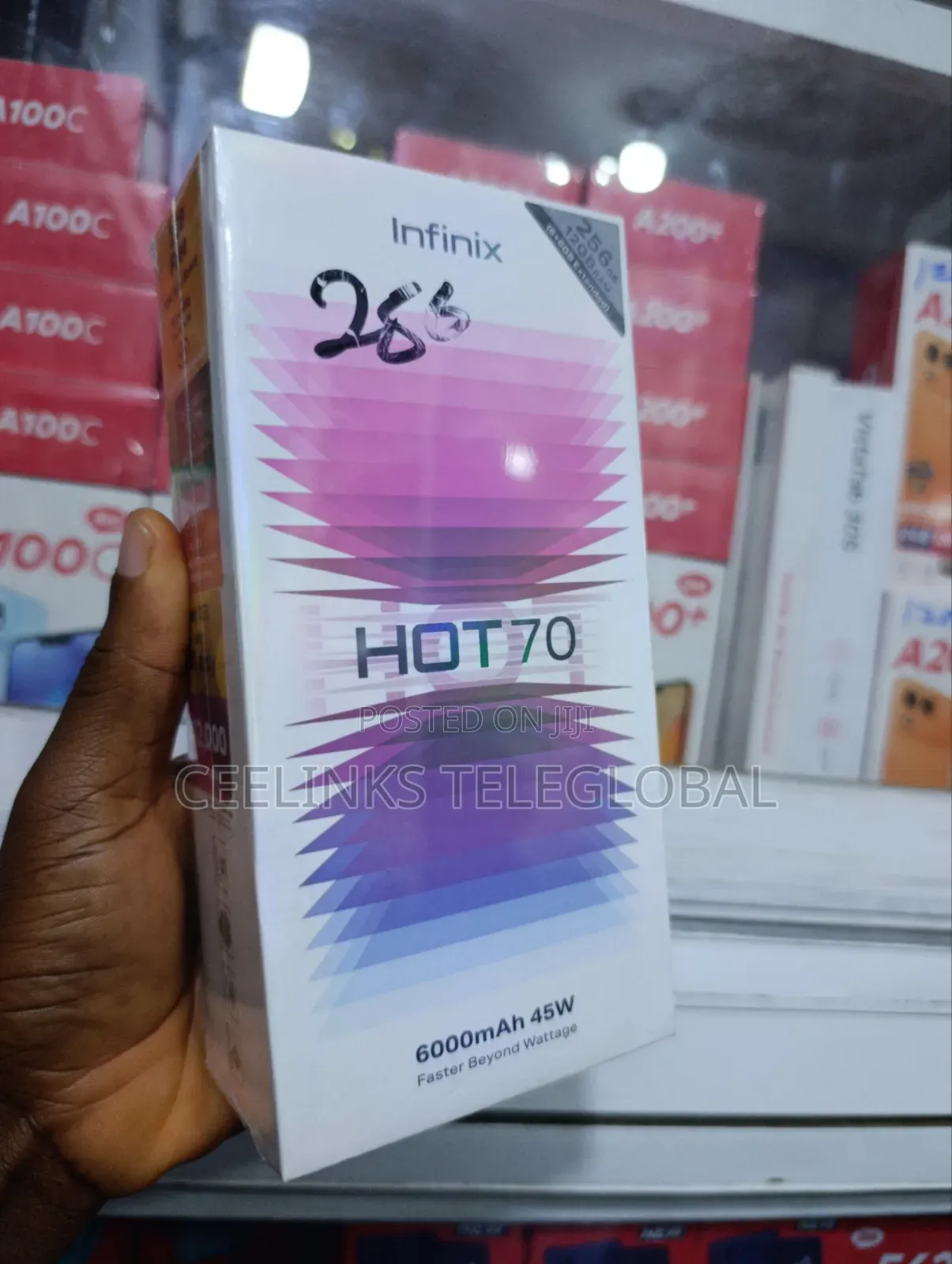 New Infinix Hot 70 256 GB Purple