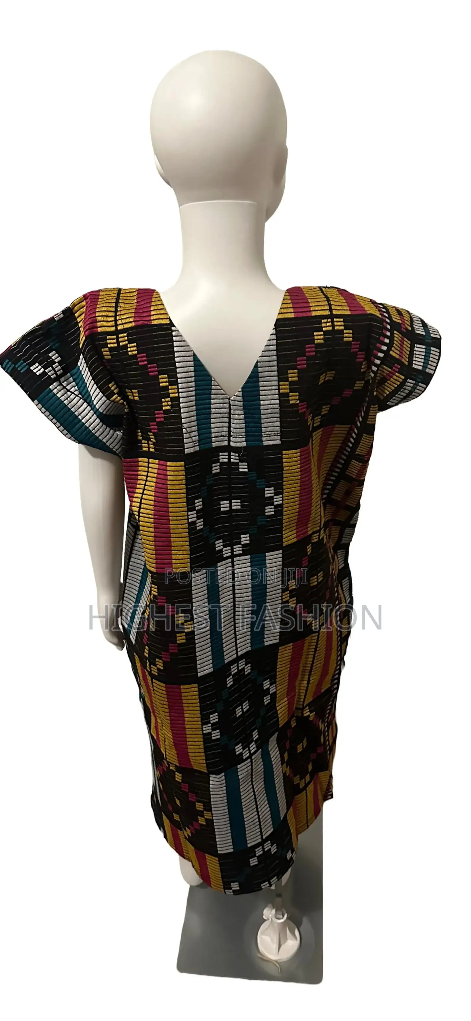 Girls Akwete Kaftan Dress
