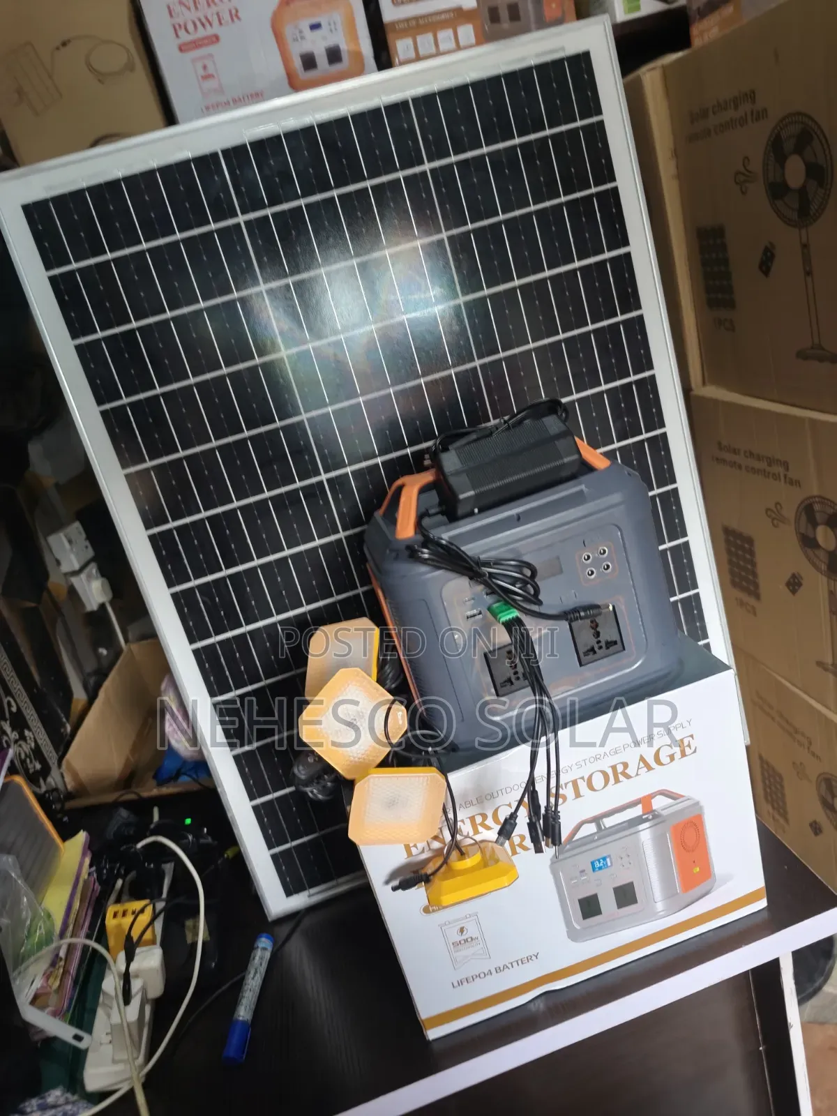 Complete Solar Power Station Ready to Use in Homes Offices