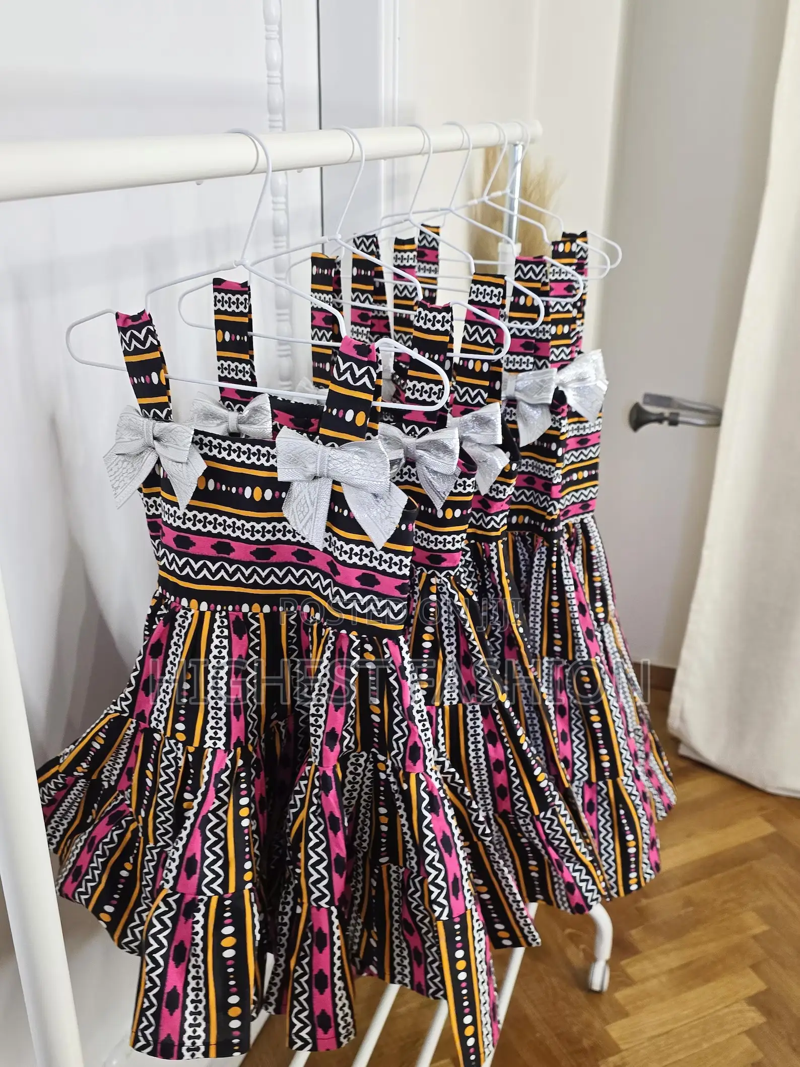 Summer African Print Cotton Dress
