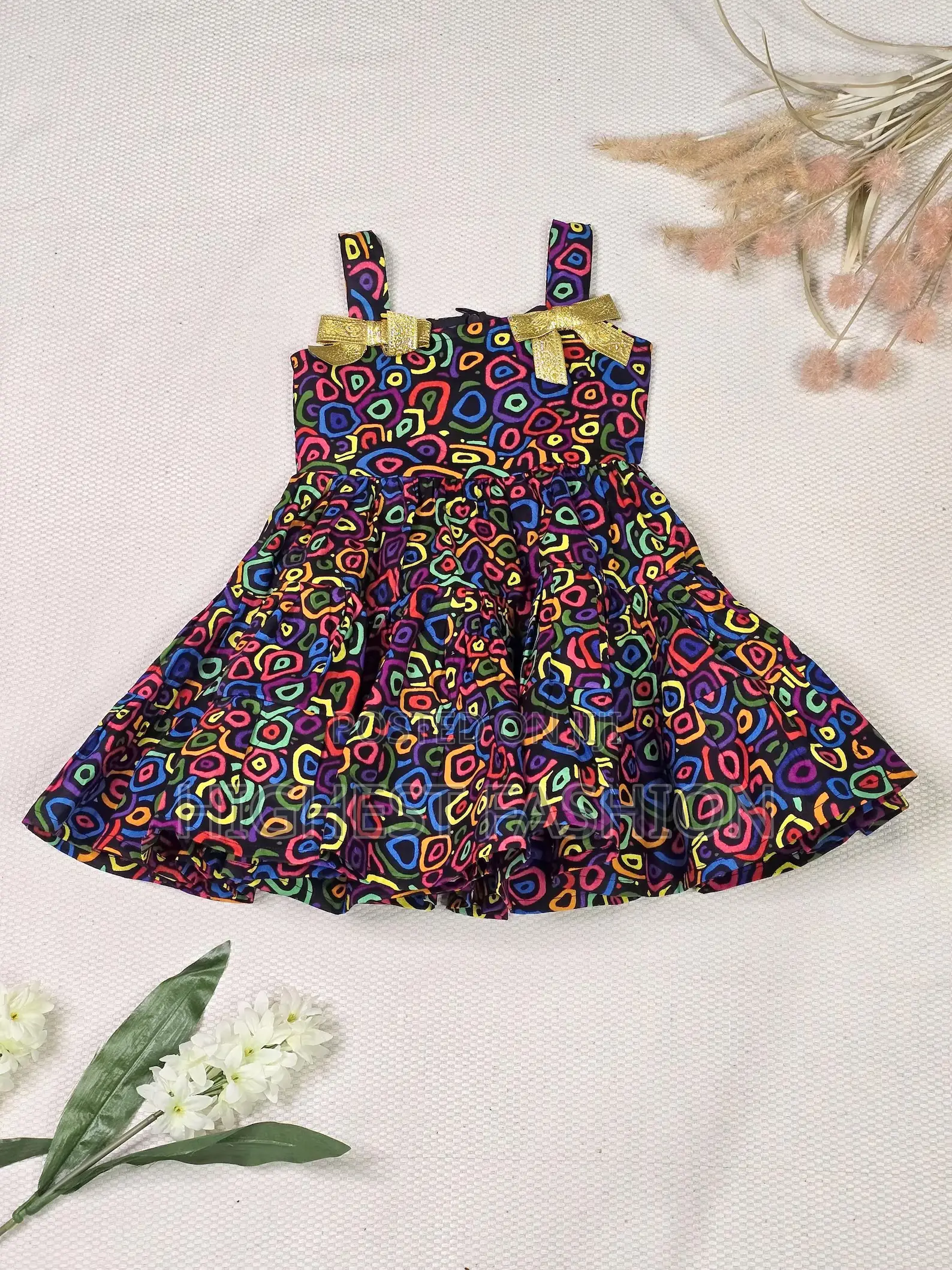 Summer African Print Cotton Dress