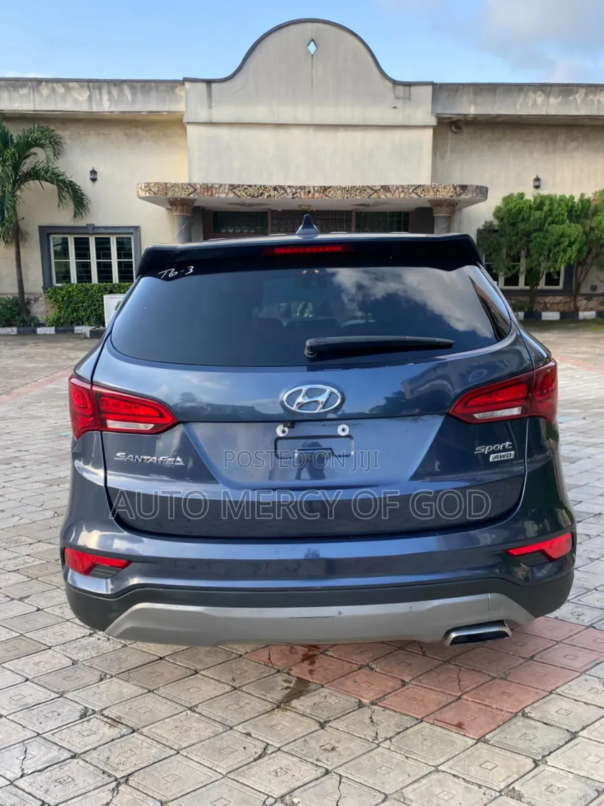 Hyundai Santa Fe SE AWD 2017 Blue