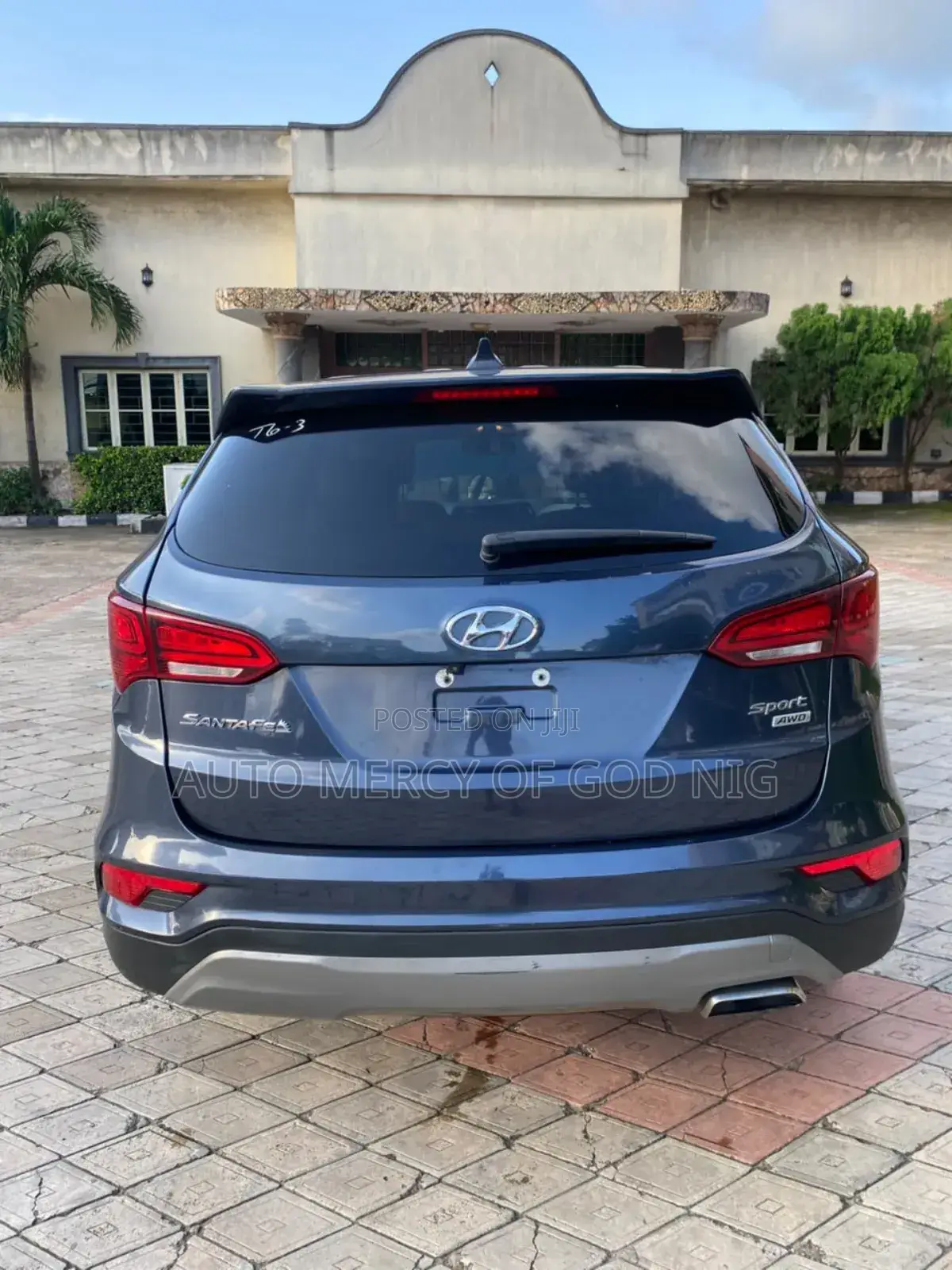 Hyundai Santa Fe SE AWD 2017 Blue