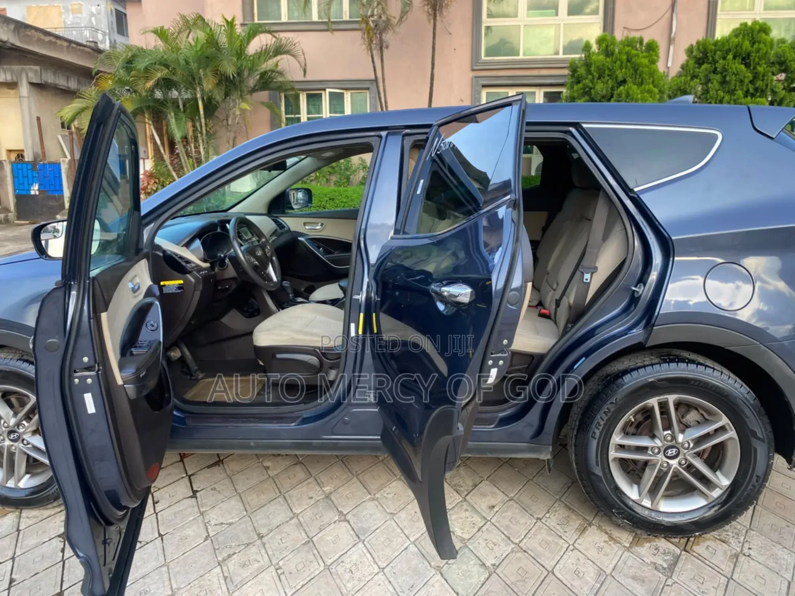 Hyundai Santa Fe SE AWD 2017 Blue