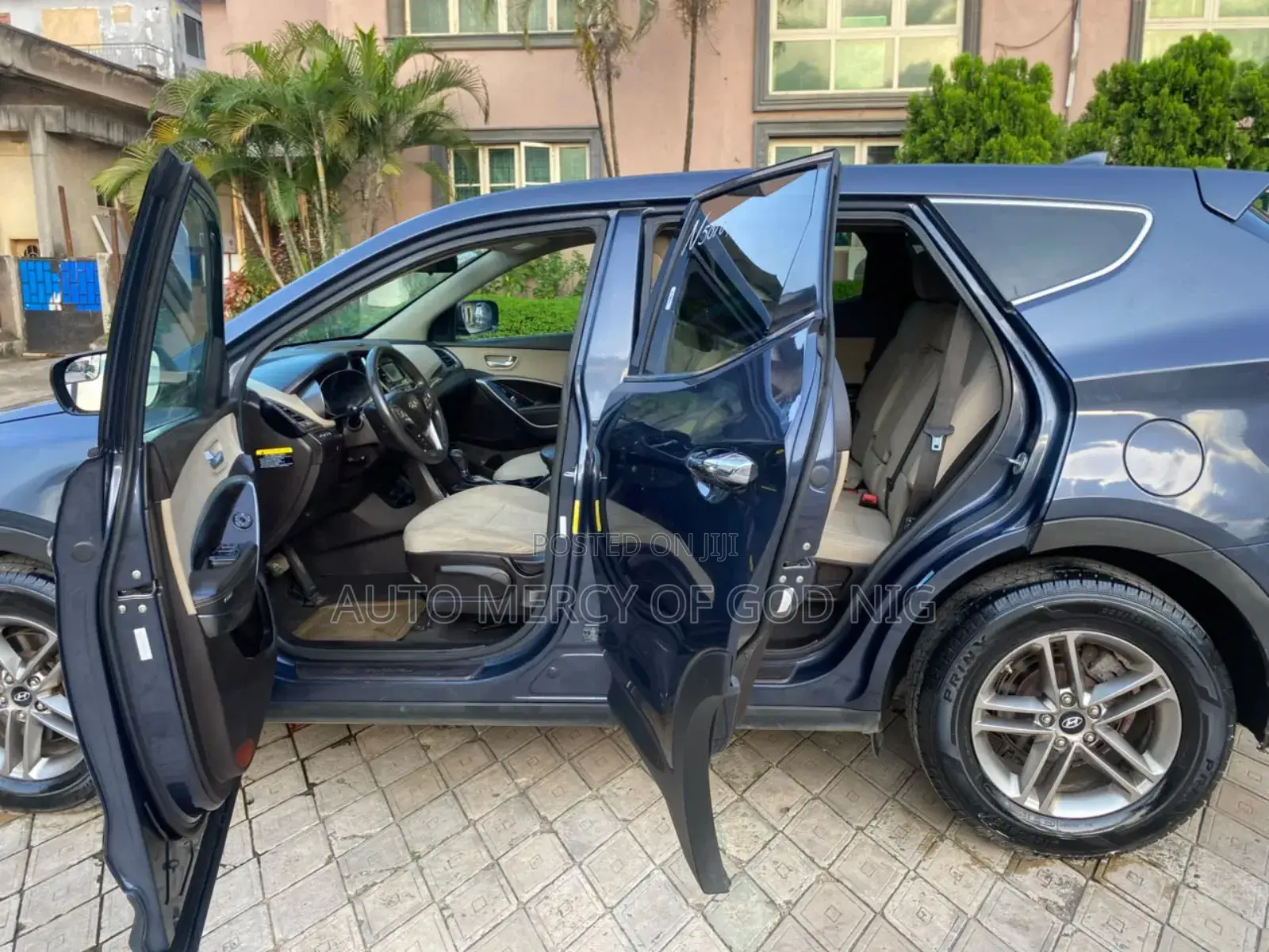 Hyundai Santa Fe SE AWD 2017 Blue