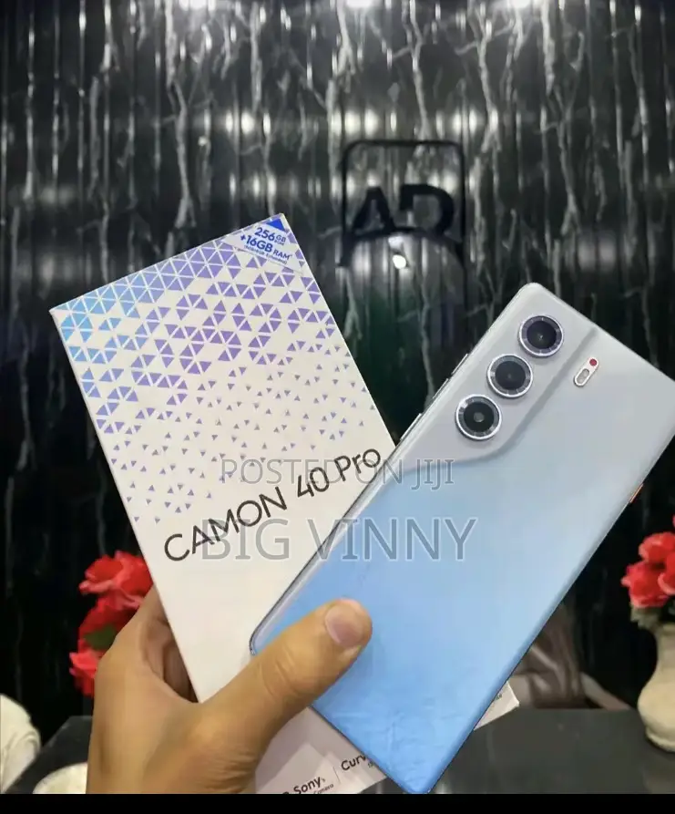 New Tecno Camon 40 Pro 5G 256 GB Blue