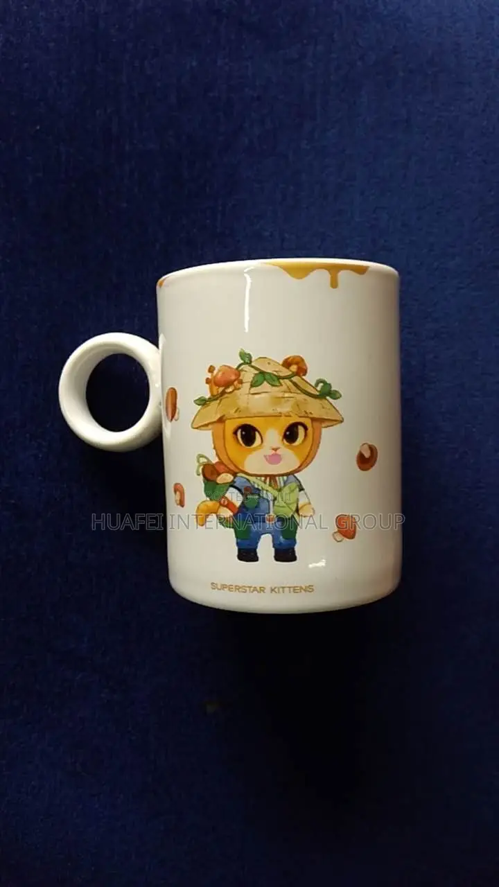 Cute Cartoon Cat Coffee Mug Xingxiu Tianlian 320ml