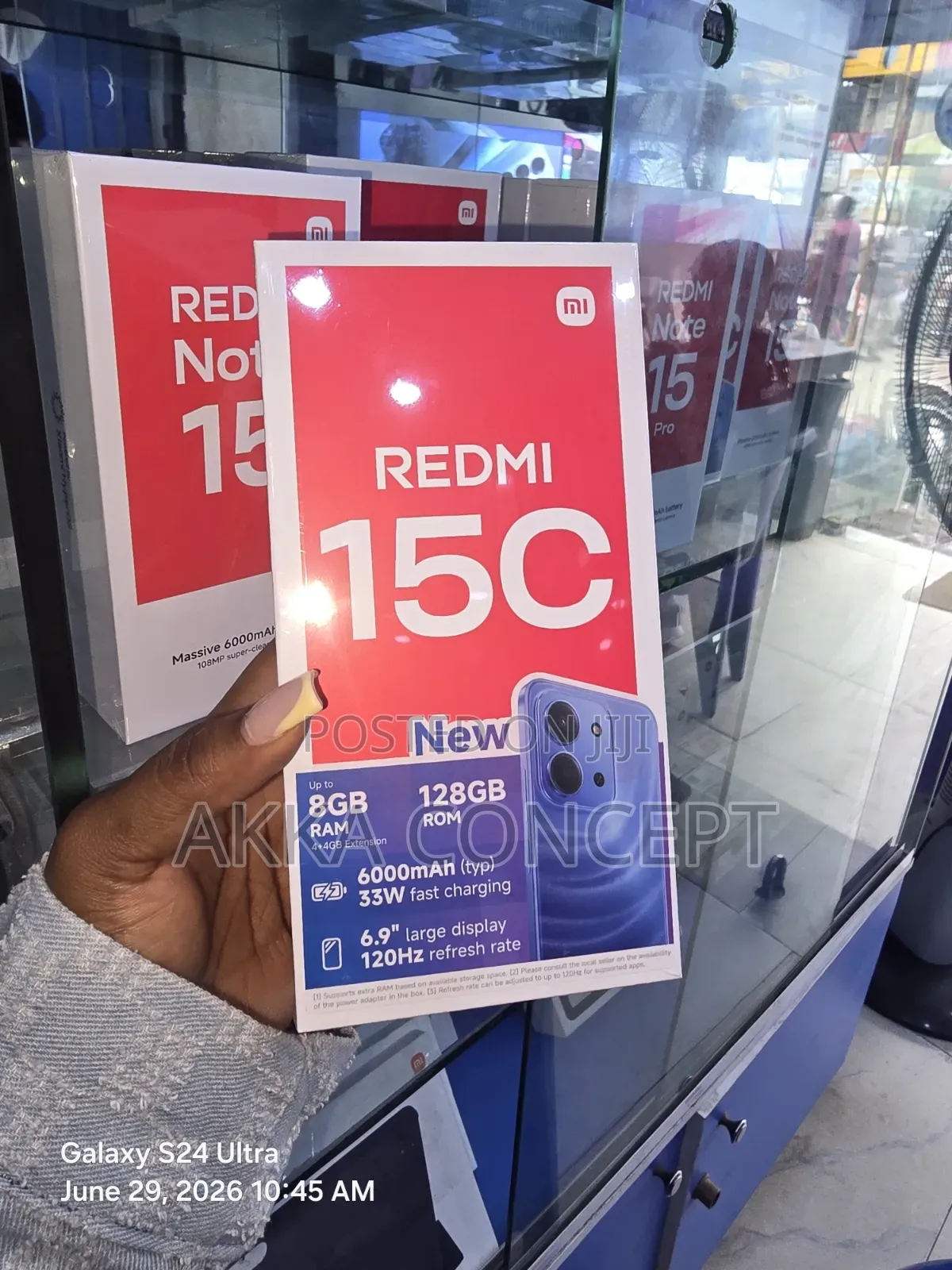 New Xiaomi Redmi 15C 4G 128 GB Black