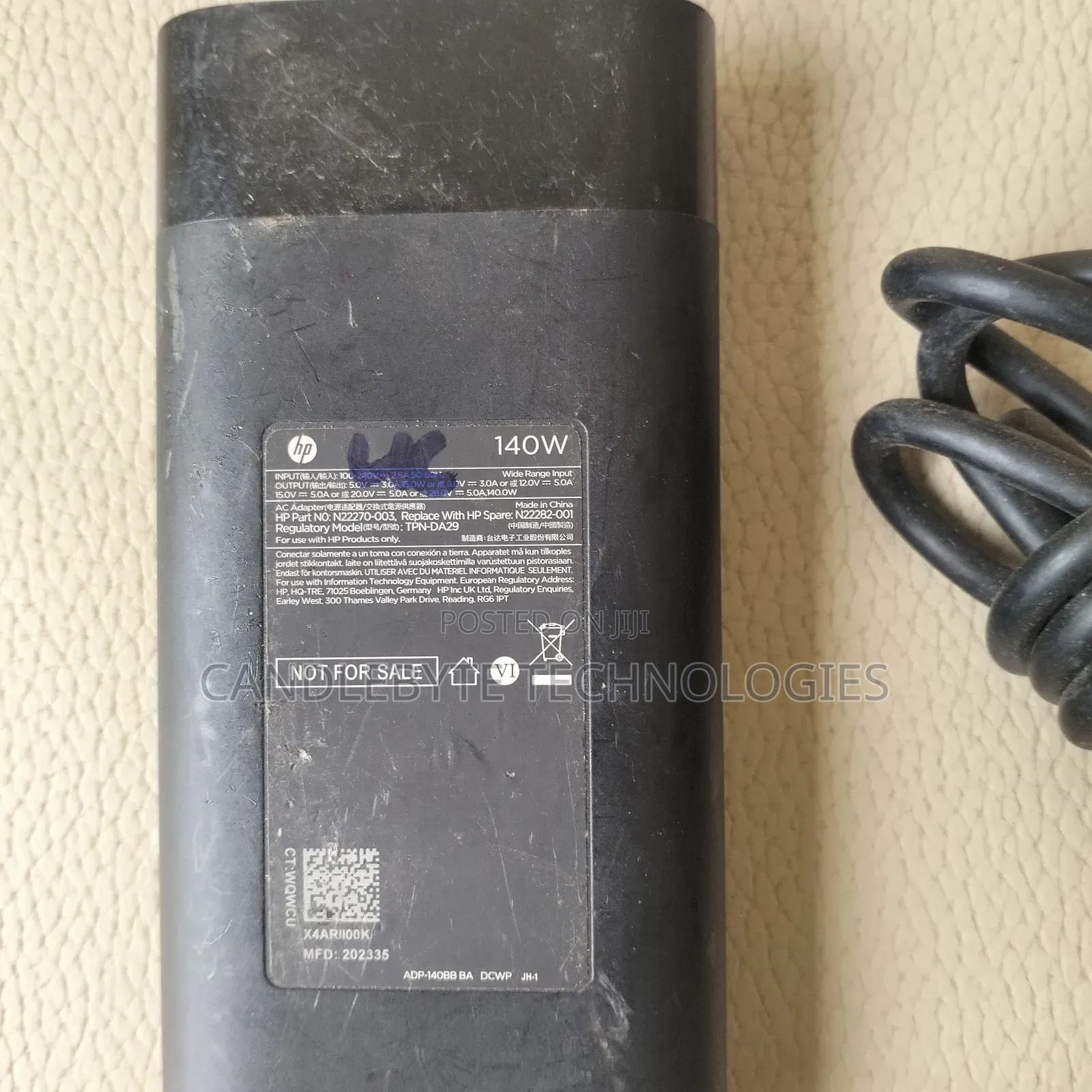 Original Hp 140w Usb-C Charger – Maximum Power Delivered