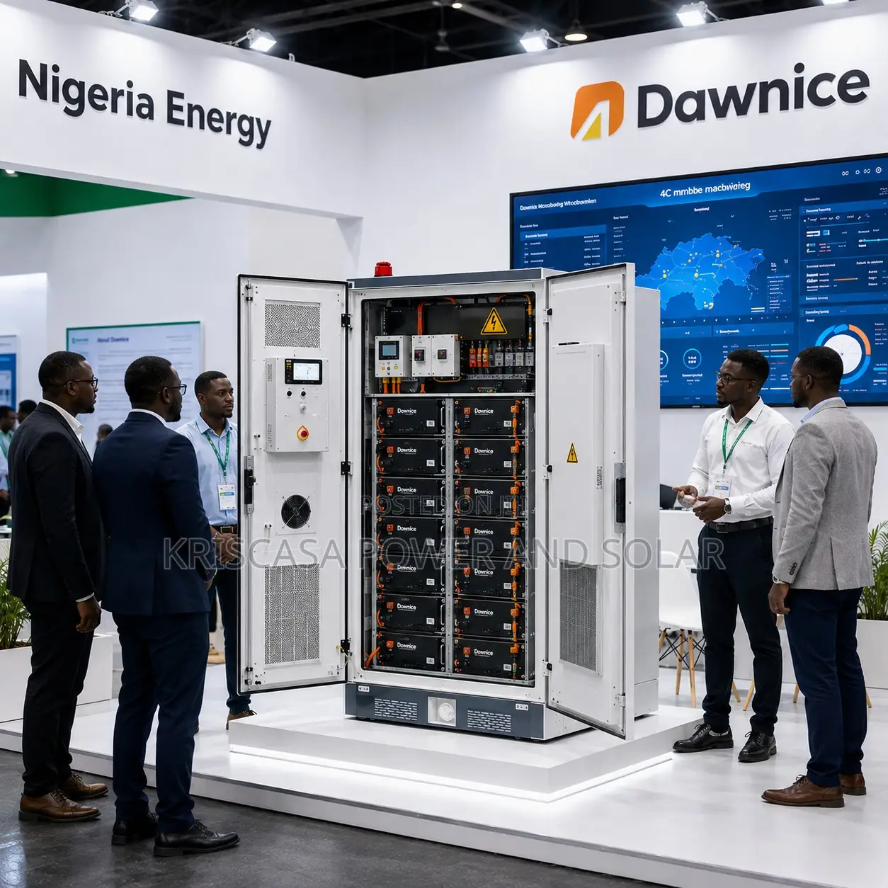 Dawnice 265kwh Booth Display at Nigeria Energy Exhibition