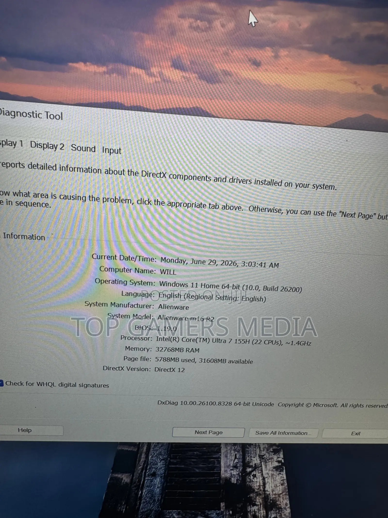 Laptop Dell 32GB Intel Core Ultra 7 SSD 1T