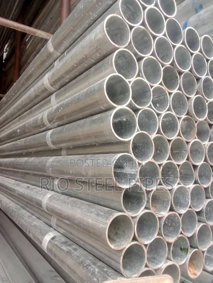 2 4 Inches Galvanize Round Pipe 1.8mm 3mm Red White Paint and 4l