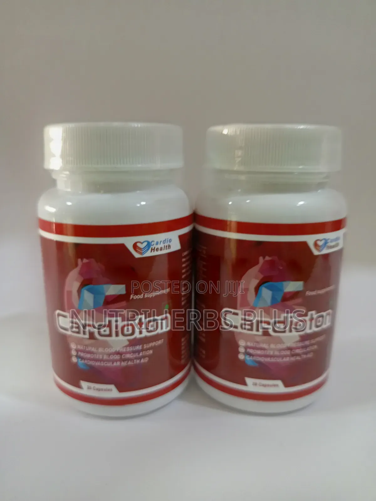 Cardioton Capsules; Natural Blood Support - 2 Bottles