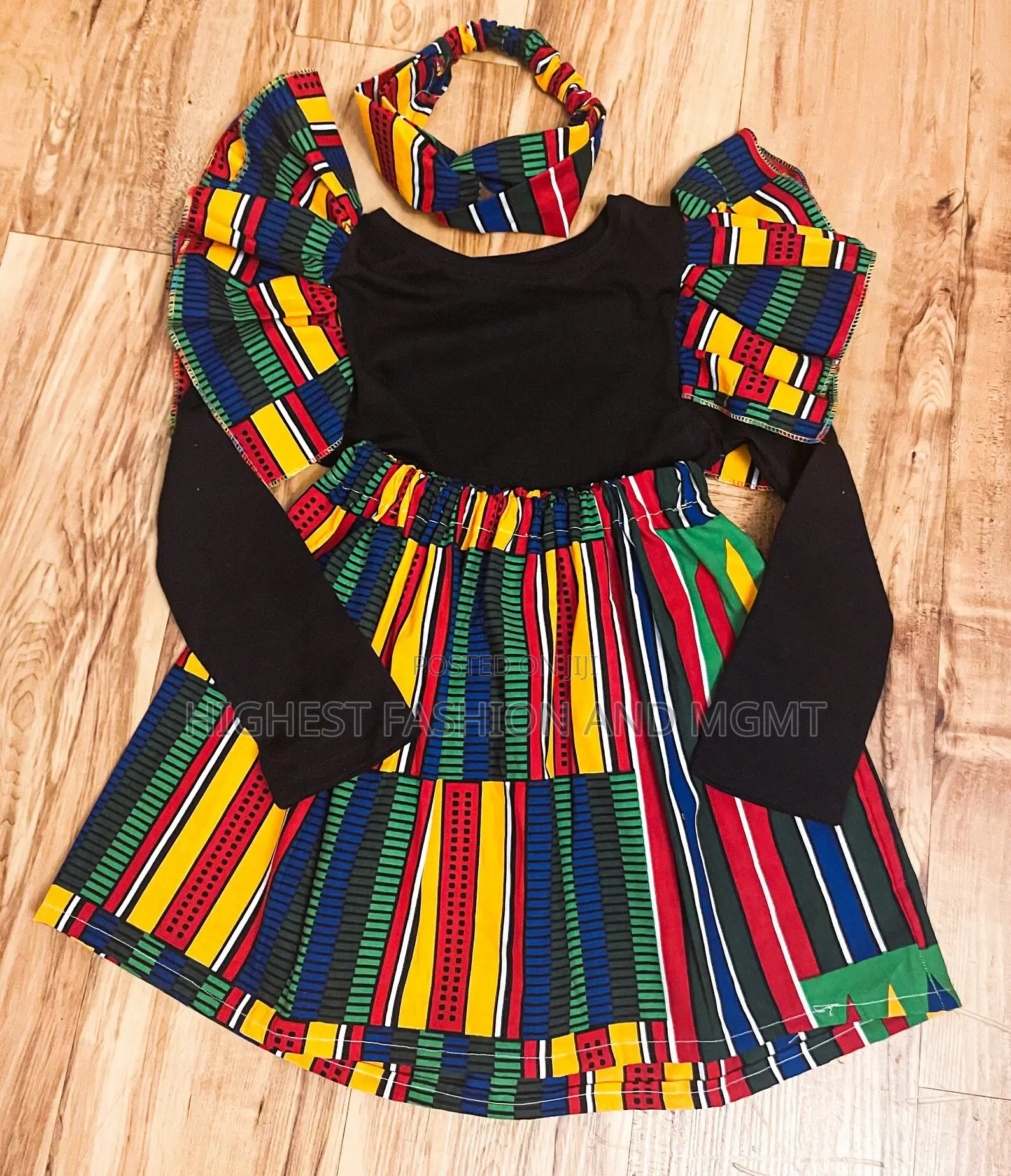 Kente Skirt and Top Set