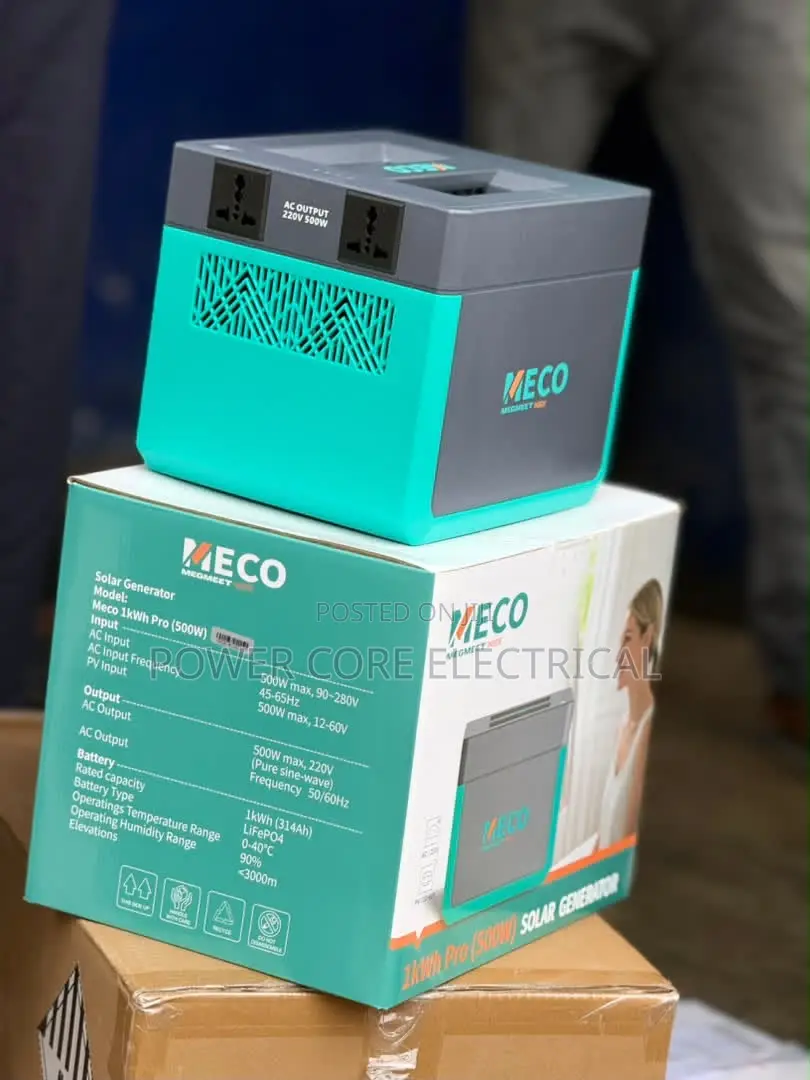 1kwh 500w Meco Solar Generator