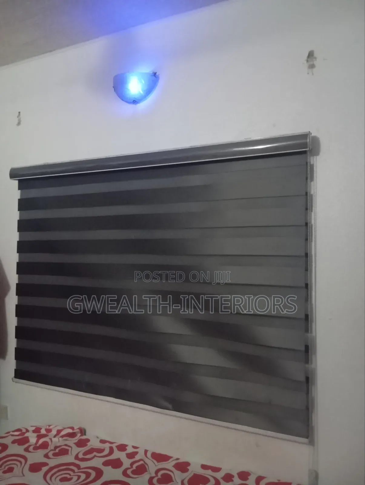 Deep Gray 6ft by 5ft Used Window Blinds