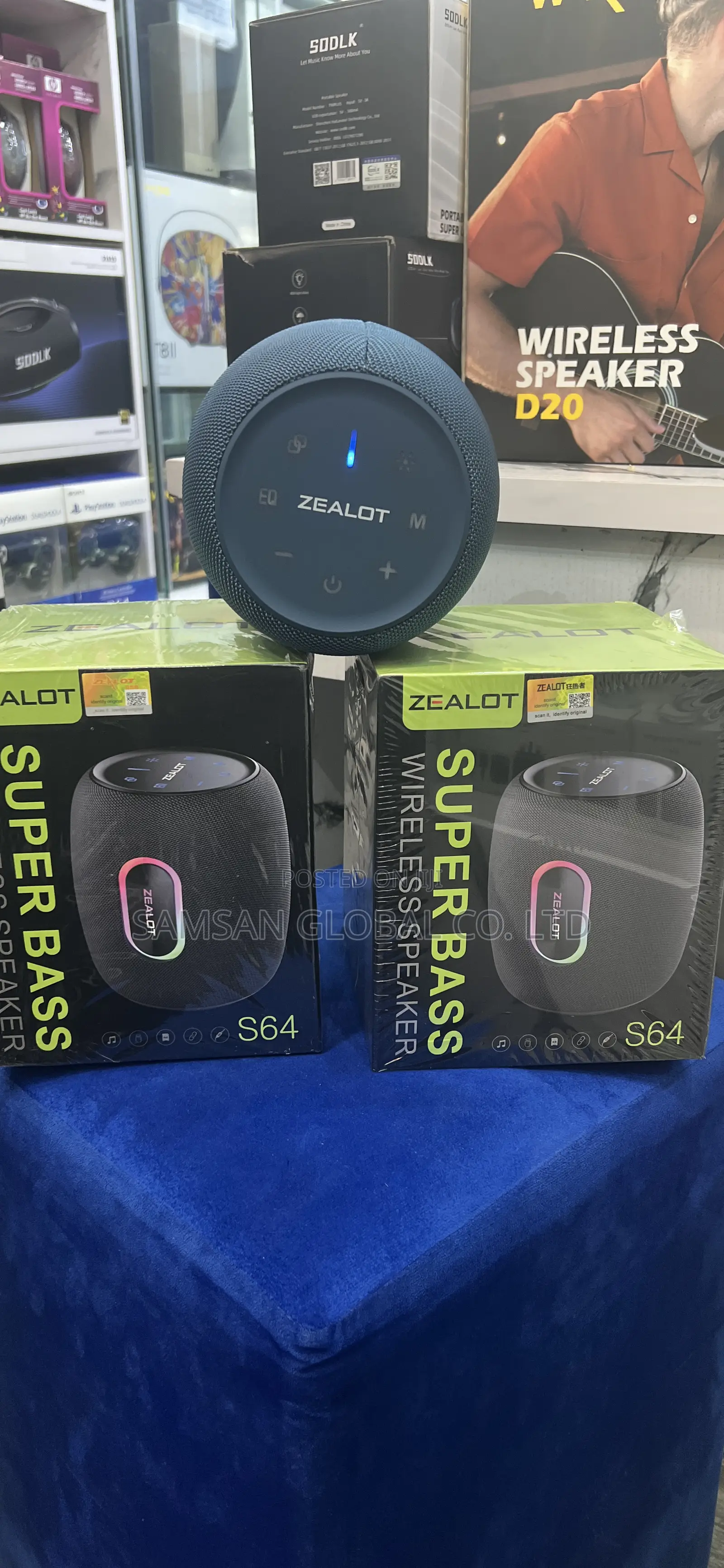 Zealot S64 Bluetooth Speaker – Loud, Clear Built for Bass!