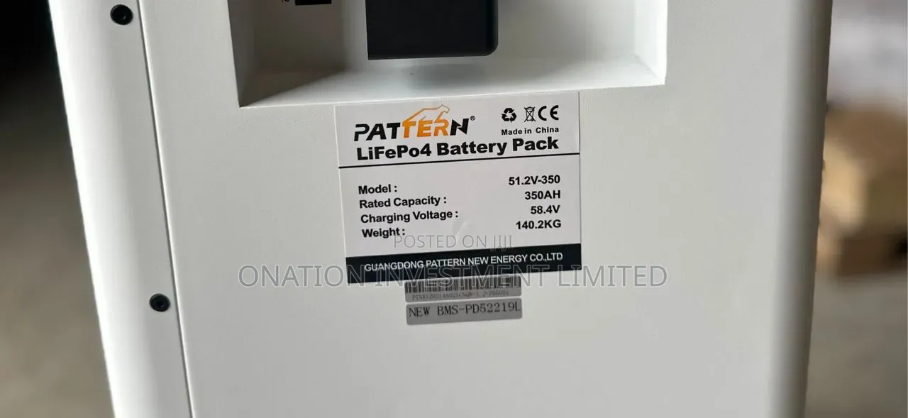 Pattern 17.5kwh 51.2v Lithium Battery – High-Capacity Energy Solution