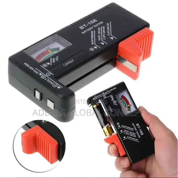 Digital Battery Tester With LCD Display for Aa/Aaa/9v/1.5v