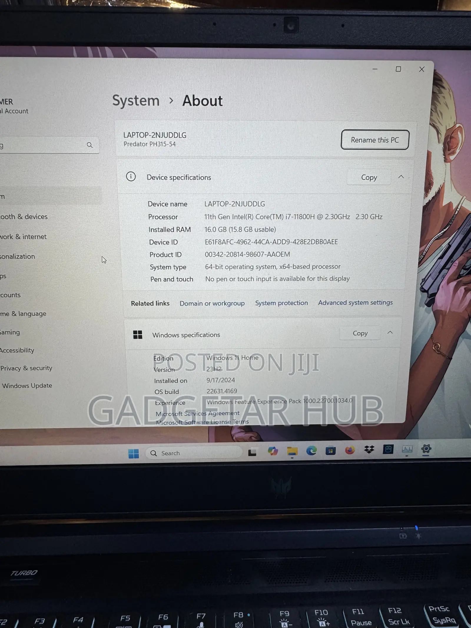 Laptop Acer Predator Helios 300 16GB Intel Core i7 HDD+SSD 512GB