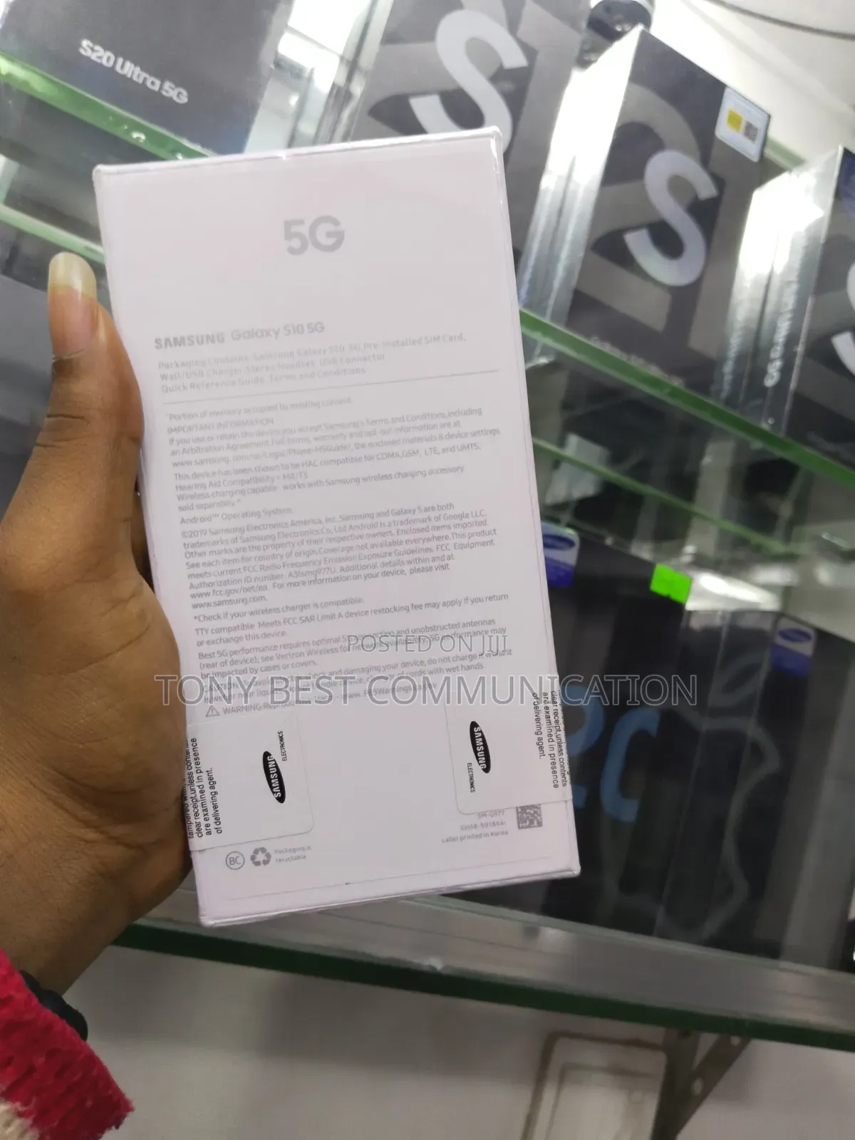 New Samsung Galaxy S10 5G 256 GB White