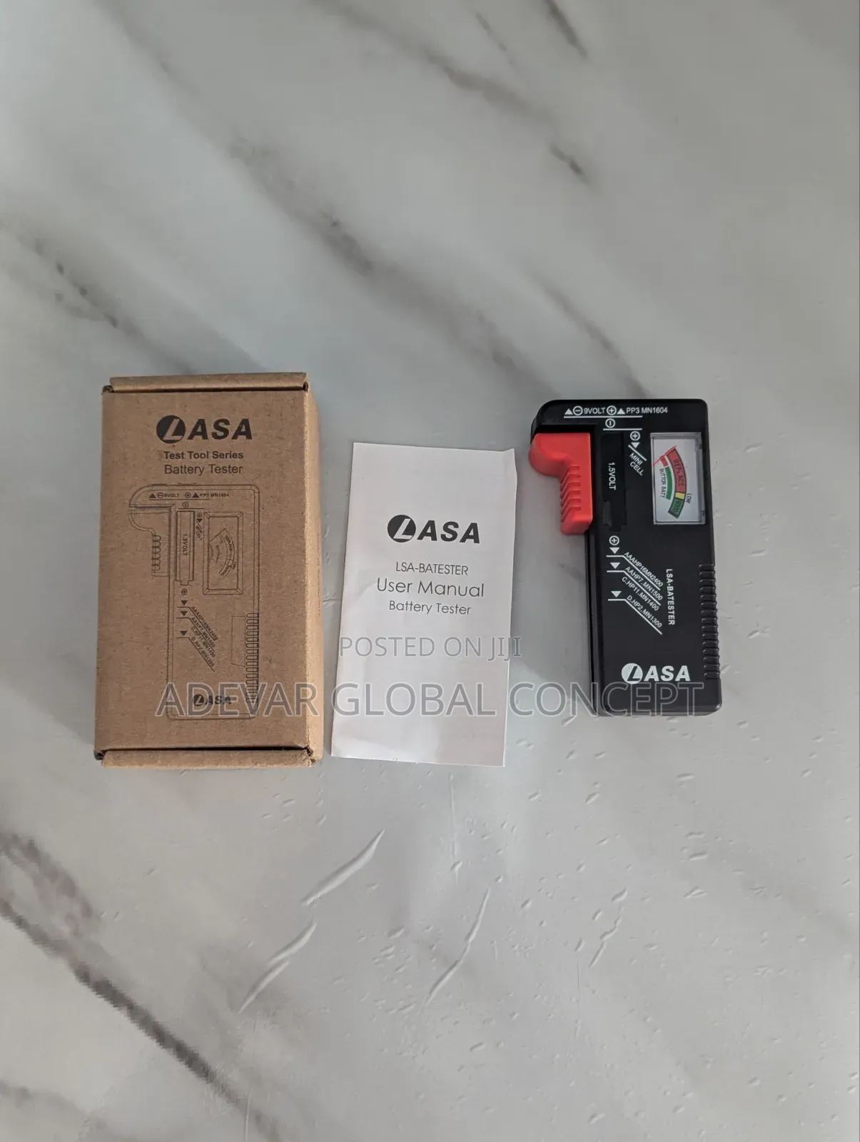 Digital Battery Tester With LCD Display for Aa/Aaa/9v/1.5v