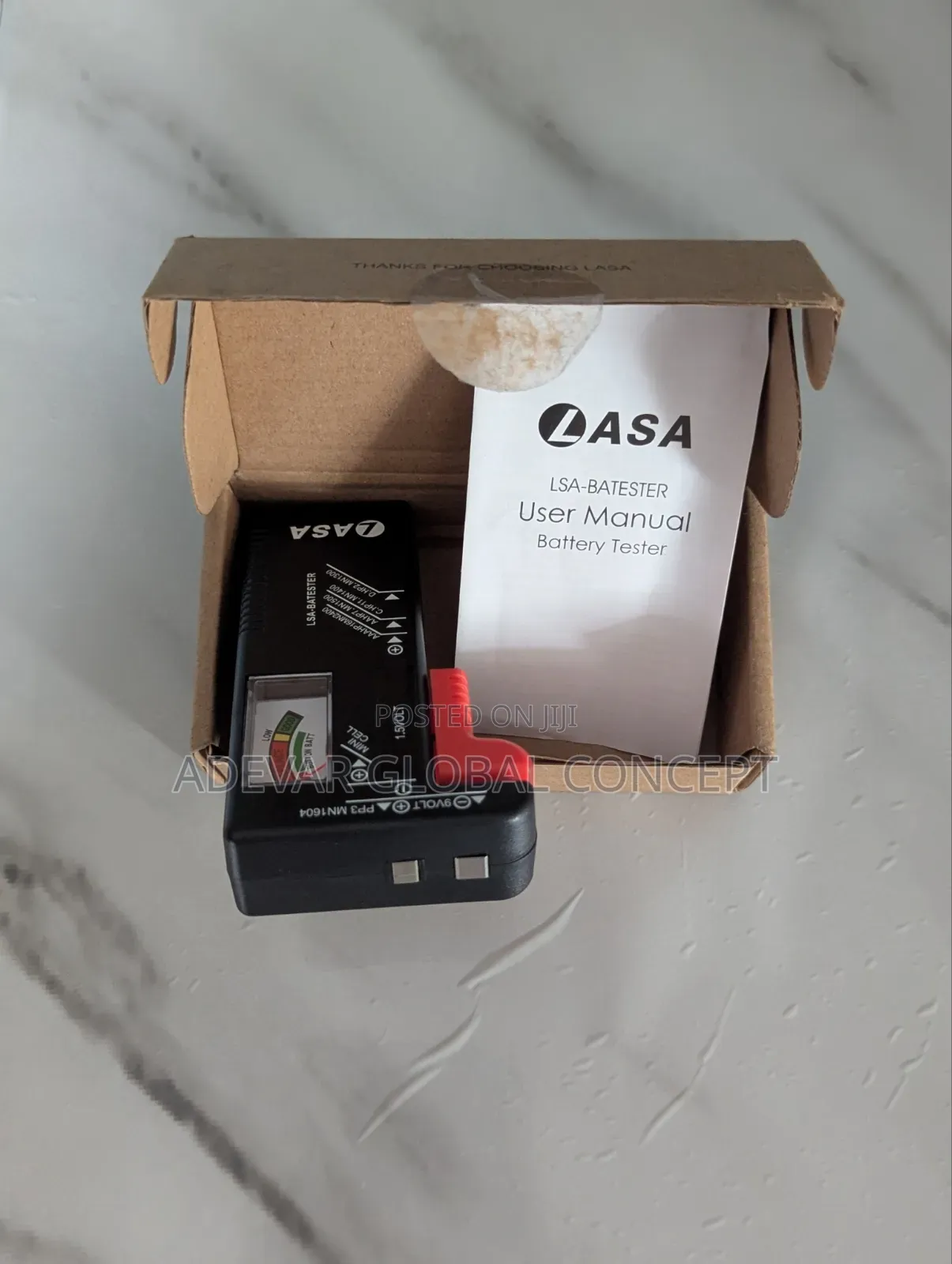 Digital Battery Tester With LCD Display for Aa/Aaa/9v/1.5v