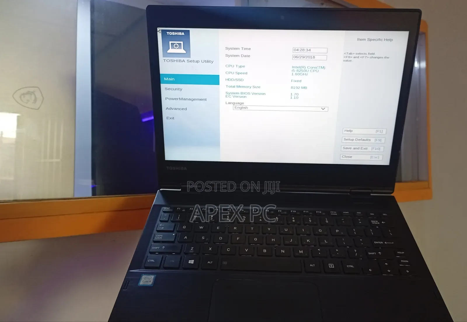Laptop Toshiba Portege X20W 8GB Intel Core i5 SSD 256GB